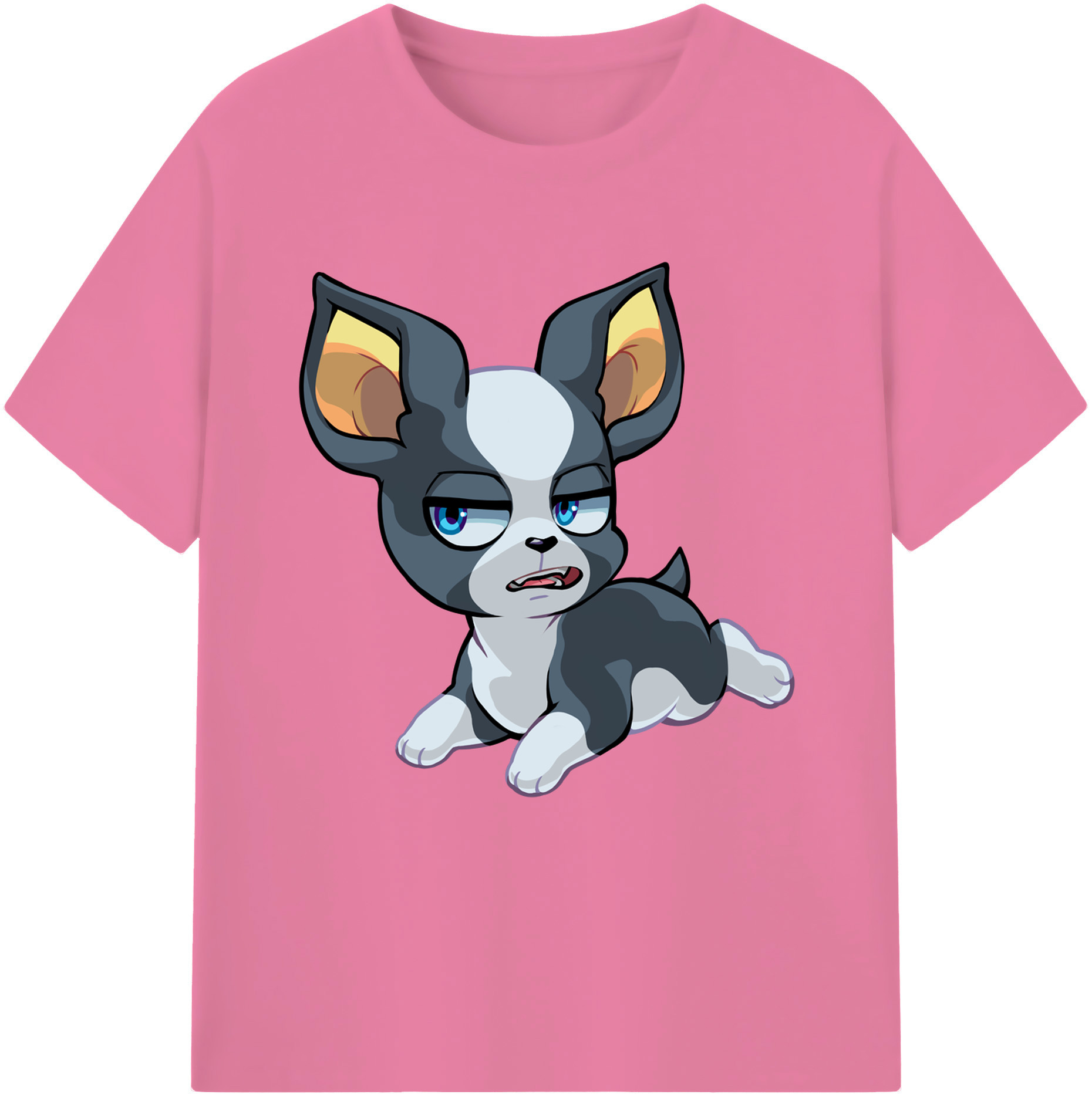 （画像用） ジョジョの奇妙な冒険 イギー JoJo's Bizarre Adventure Iggy 綿100％半袖Tシャツ（フロントプリント）